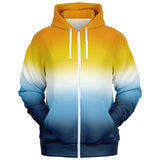 Aroace Pride Ombre Full-Zip Hoodie