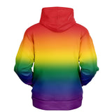 Rainbow Ombre Pride Pullover Hoodie