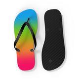 Panromantic Pride Ombre Flip Flops