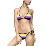Non-binary Pride Ombre String Bikini