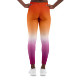 Lesbian Pride Ombre Leggings Leggings - AOP PRIDE MODE