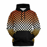 Butch Lesbian Pride Black Contrast Checkered Pullover Hoodie Fashion Hoodie - AOP PRIDE MODE