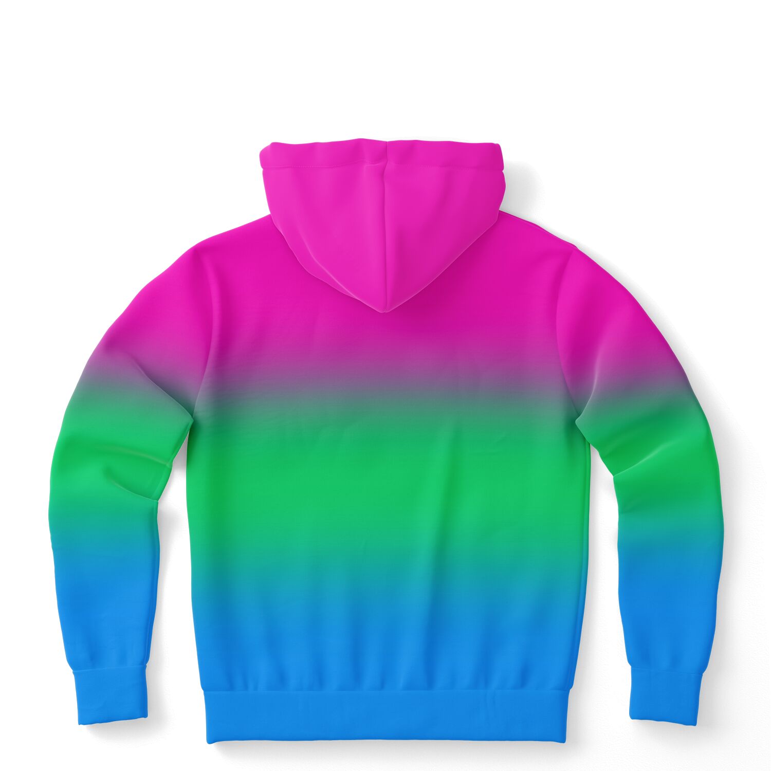 Polysexual Pride Ombre Pullover Hoodie Fashion Hoodie - AOP PRIDE MODE