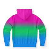 Polysexual Pride Ombre Pullover Hoodie Fashion Hoodie - AOP PRIDE MODE