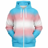 Transgender Pride Ombre Full-Zip Hoodie