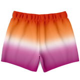 Lesbian Pride Ombre Swim Shorts