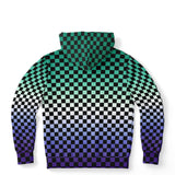 Gay Vincian Pride Black Checkered Pullover Hoodie