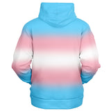Transgender Pride Ombre Full-Zip Hoodie