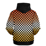 Butch Lesbian Pride Black Contrast Checkered Pullover Hoodie Fashion Hoodie - AOP PRIDE MODE