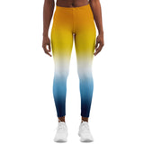 Aroace Pride Ombre Leggings Leggings - AOP PRIDE MODE