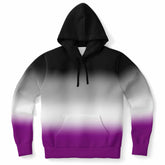 Asexual Pride Ombre Pullover Hoodie