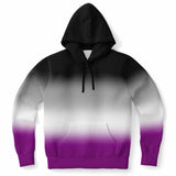 Asexual Pride Ombre Pullover Hoodie
