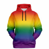 Rainbow Ombre Pride Pullover Hoodie