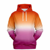 Lesbian Pride Ombre Pullover Hoodie