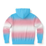Transgender Pride Ombre Pullover Hoodie