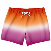 Lesbian Pride Ombre Swim Shorts