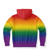 Rainbow Ombre Pride Pullover Hoodie