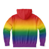 Rainbow Ombre Pride Full-Zip Hoodie