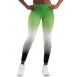 Aromantic Pride Ombre Leggings Leggings - AOP PRIDE MODE