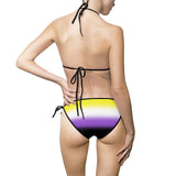 Non-binary Pride Ombre String Bikini