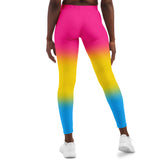 Pansexual Pride Ombre Leggings Leggings - AOP PRIDE MODE