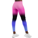 Omnisexual Pride Ombre Leggings Leggings - AOP PRIDE MODE