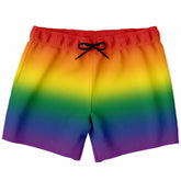 Rainbow Ombre Pride Swim Shorts