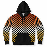 Butch Lesbian Pride Black Contrast Checkered Pullover Hoodie Fashion Hoodie - AOP PRIDE MODE