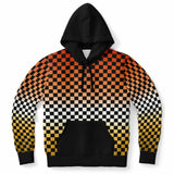 Butch Lesbian Pride Black Contrast Checkered Pullover Hoodie Fashion Hoodie - AOP PRIDE MODE