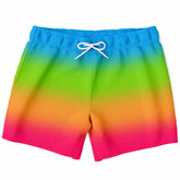Panromantic Pride Ombre Swim Shorts Swim Trunks Men - AOP PRIDE MODE