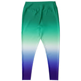 Gay MLM Vincian Pride Ombre High-Waist Plus Leggings Plus Size Legging - AOP PRIDE MODE