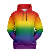 Rainbow Ombre Pride Pullover Hoodie
