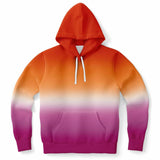 Lesbian Pride Ombre Pullover Hoodie