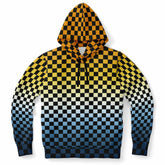 Aroace Pride Black Checkered Pullover Hoodie