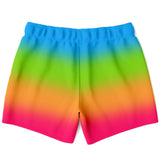 Panromantic Pride Ombre Swim Shorts Swim Trunks Men - AOP PRIDE MODE