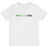 Aromantic Pride Mode Ombre Logo Tee