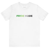 Aromantic Pride Mode Ombre Logo Tee
