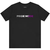Asexual Pride Mode Ombre Logo Tee