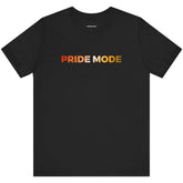 Butch Lesbian Pride Mode Ombre Logo Tee
