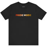 Butch Lesbian Pride Mode Ombre Logo Tee