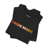 Butch Lesbian Pride Mode Ombre Logo Tee