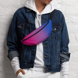 Bisexual Pride Ombre Crossbody Belt Bag