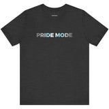 Demiboy Pride Mode Ombre Logo Tee