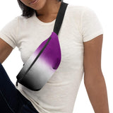 Asexual Pride Ombre Crossbody Belt Bag  PRIDE MODE