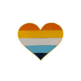Aroace Pride Heart Enamel Pin