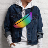 Bright Rainbow Pride Ombre Crossbody Belt Bag  PRIDE MODE