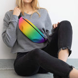Bright Rainbow Pride Ombre Crossbody Belt Bag  PRIDE MODE