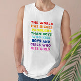 Bigger Problems Raw-Edge Sleeveless Tank Tank Top PRIDE MODE