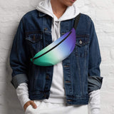 Gay MLM Vincian Pride Ombre Crossbody Belt Bag  PRIDE MODE