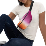 Lesbian Pride Ombre Crossbody Belt Bag  PRIDE MODE